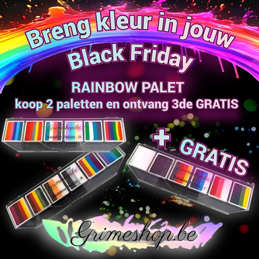 Rainbow Palet, set van 3